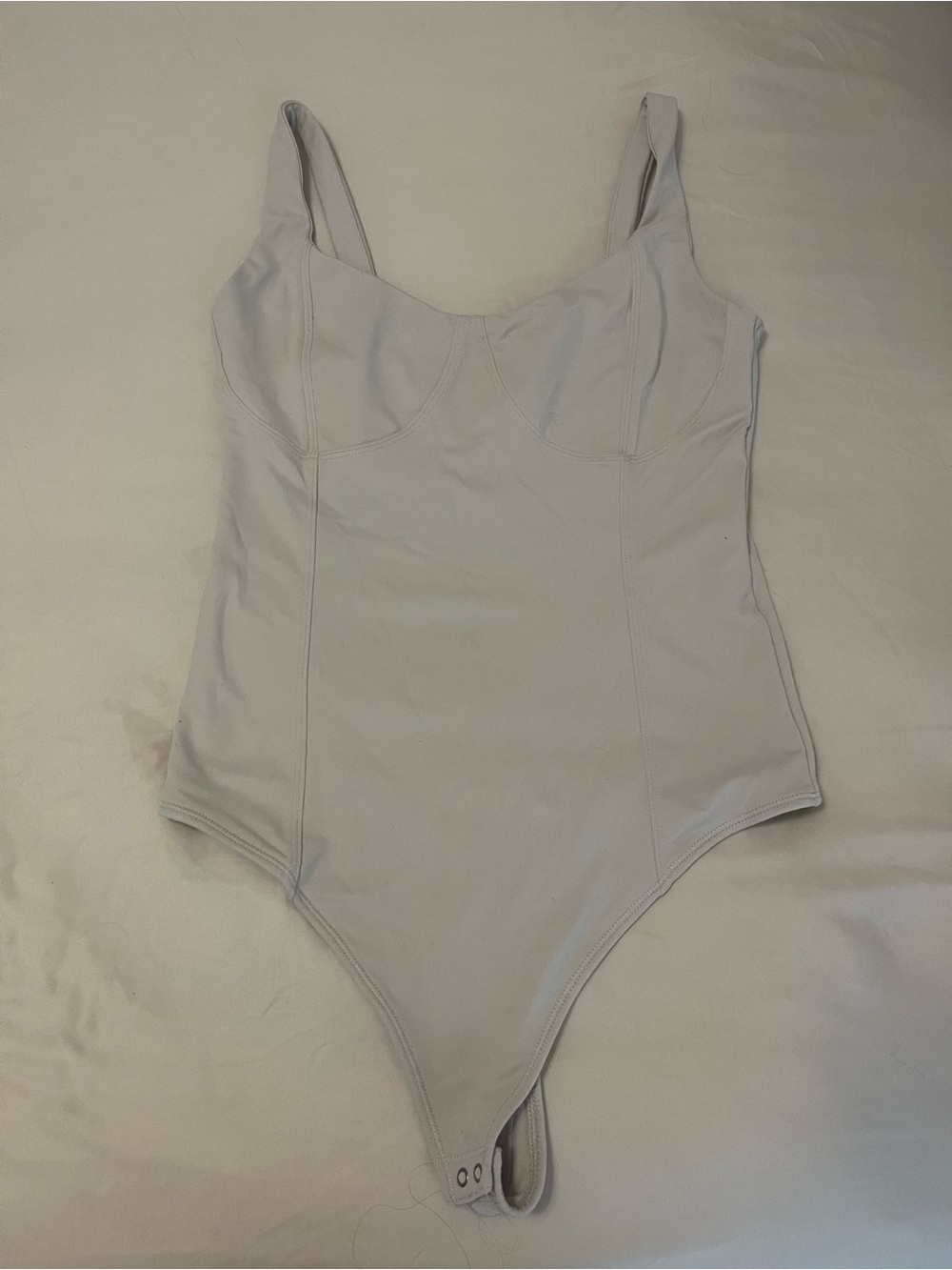 Abercrombie & Fitch Light Gray Kids One-Piece Bodysuit